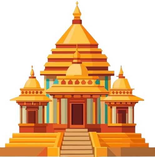 Traditional golden temple representing cultural and heritage tours