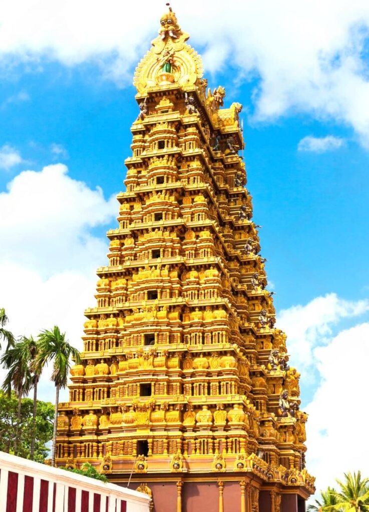 Jaffna Nallur Kandaswamy Temple Sri Lanka – Famous Hindu Murugan Temple with Golden Gopuram Architecture