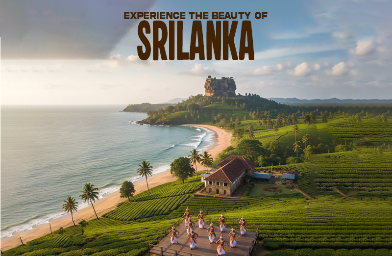 Discover Sri Lanka’s beauty with cultural dance, lush tropical hills, and a serene coastline